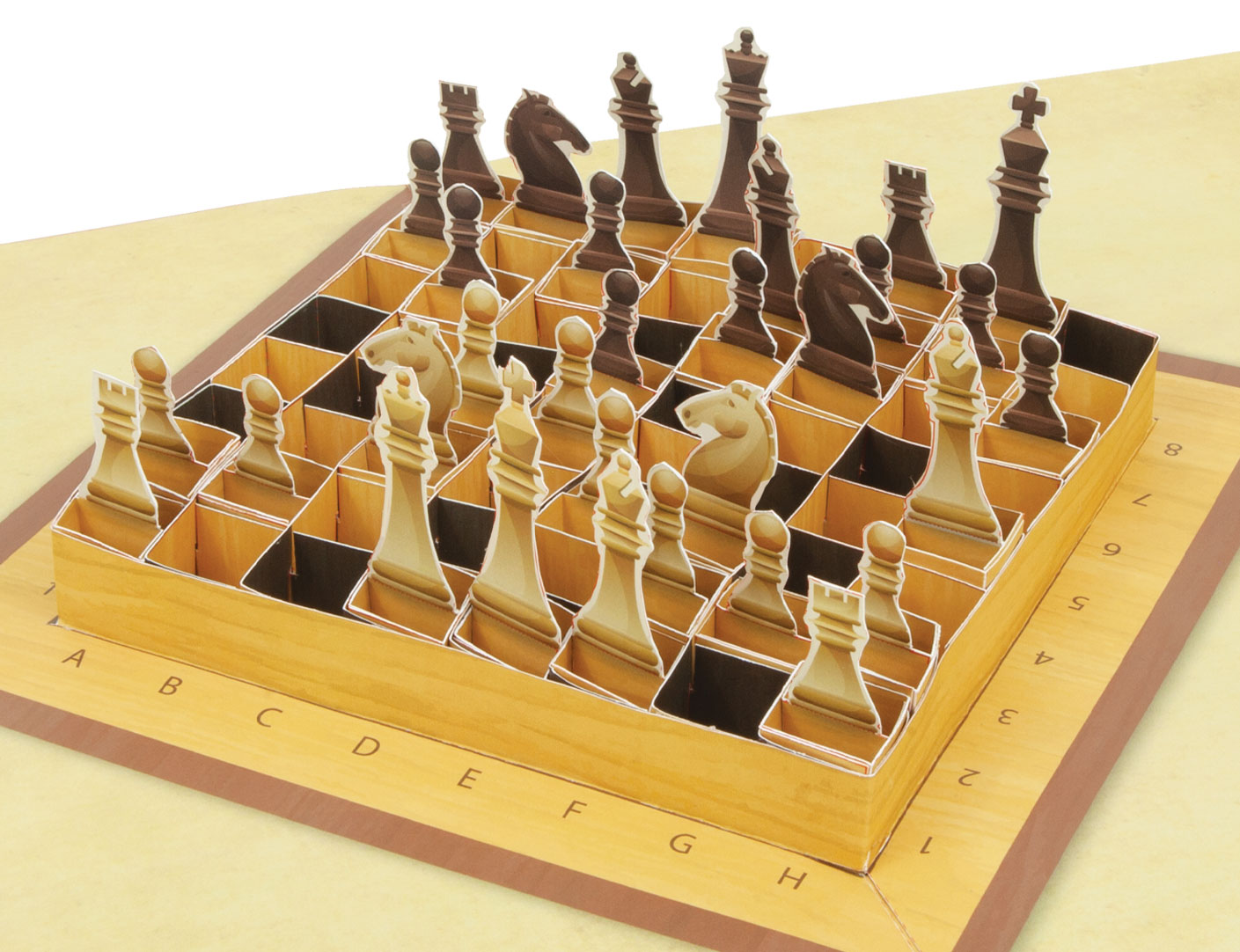 Pop Up Portable Chess Set